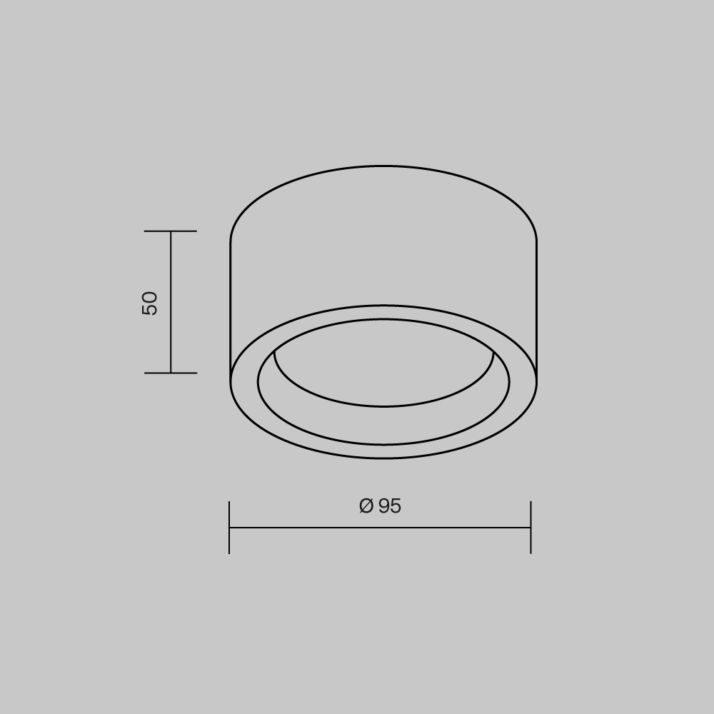Потолочный светильник Базовая текстура / Basic Texture GX53х1