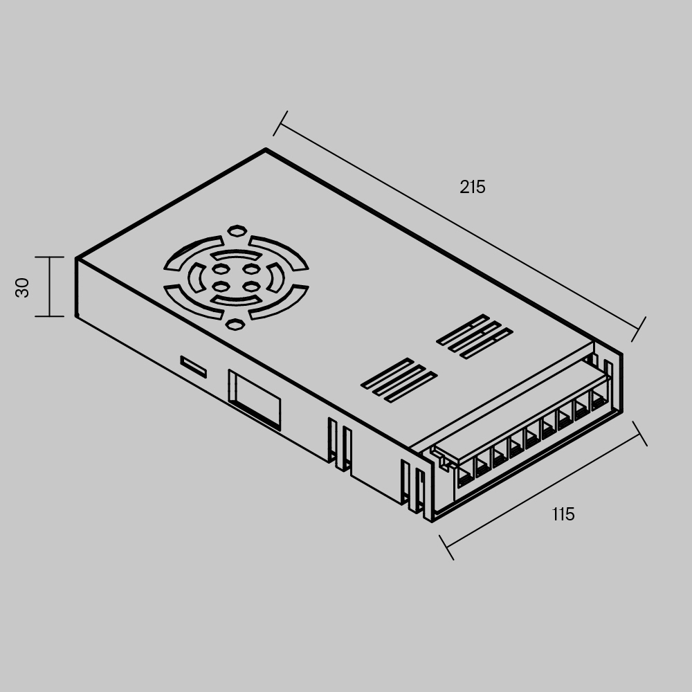Источник напряжения PSL006 48В 400Вт IP 20 831011