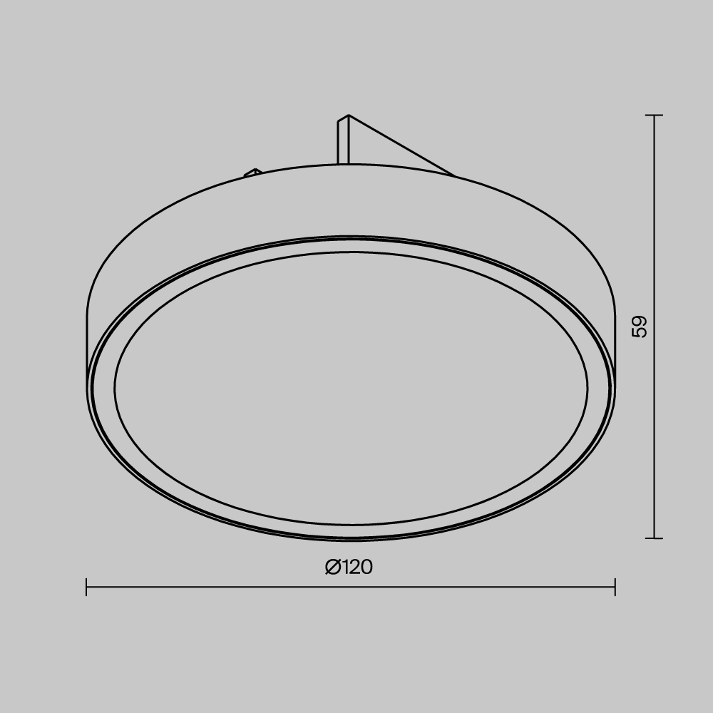 Уличный трековый светильник Зон / Zon IP Elasity IP 3000К 12Вт 110° Белый
