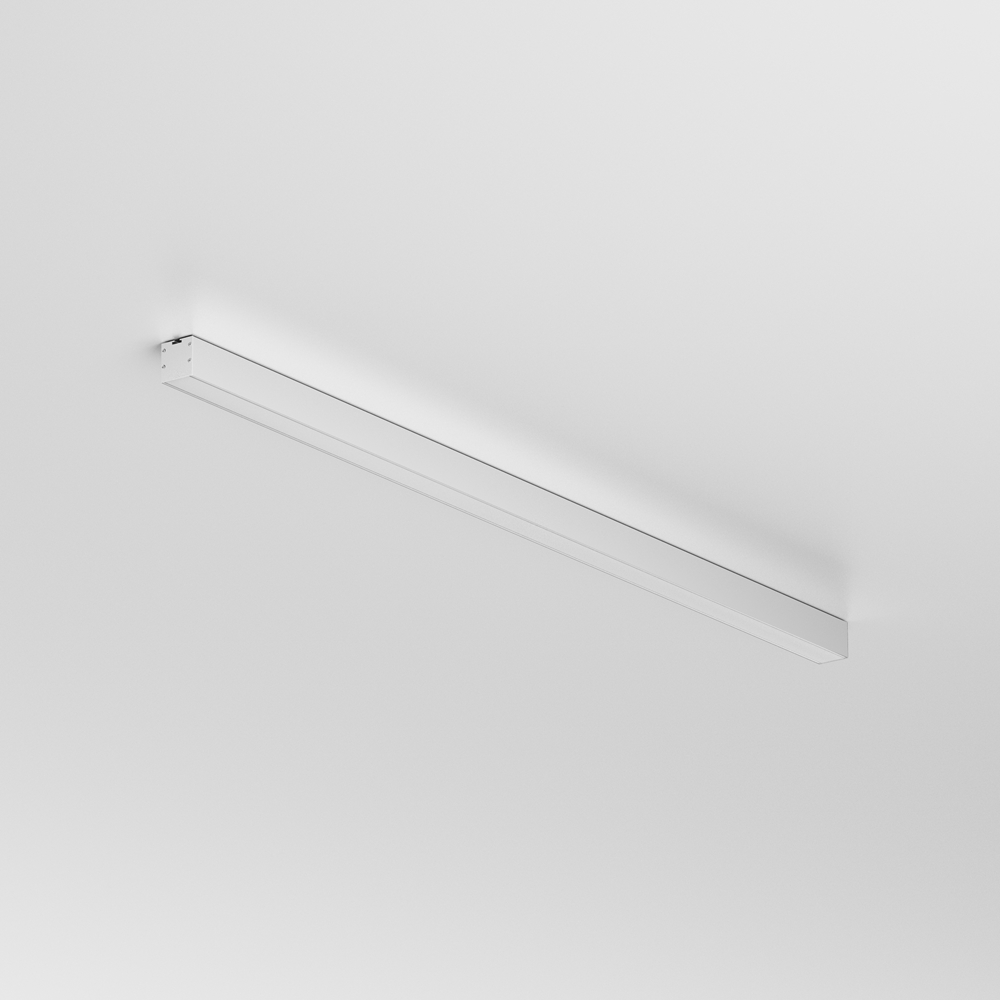 Линейный светильник накладной 4000K 35x35 20 Вт (Серебро, 1 м) LL311004