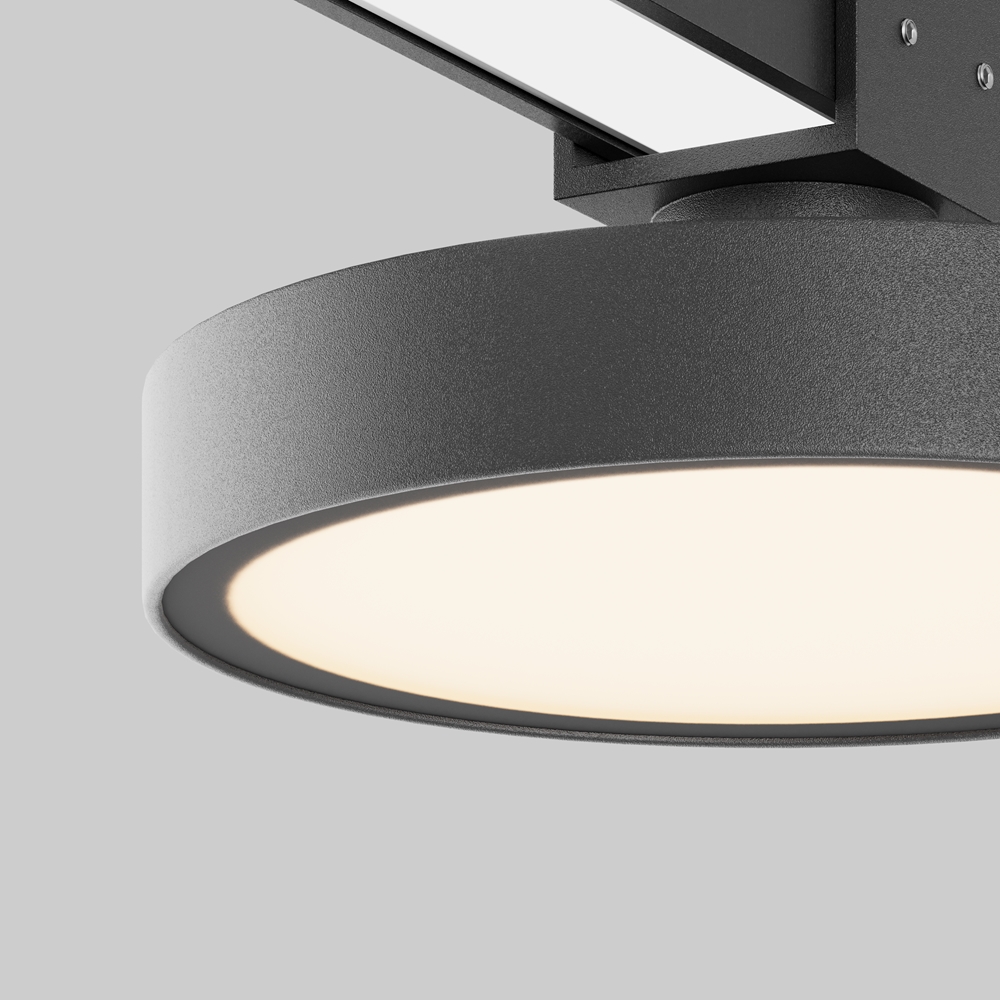 Уличный трековый светильник Зон / Zon IP Elasity IP 3000К 12Вт 110° Черный