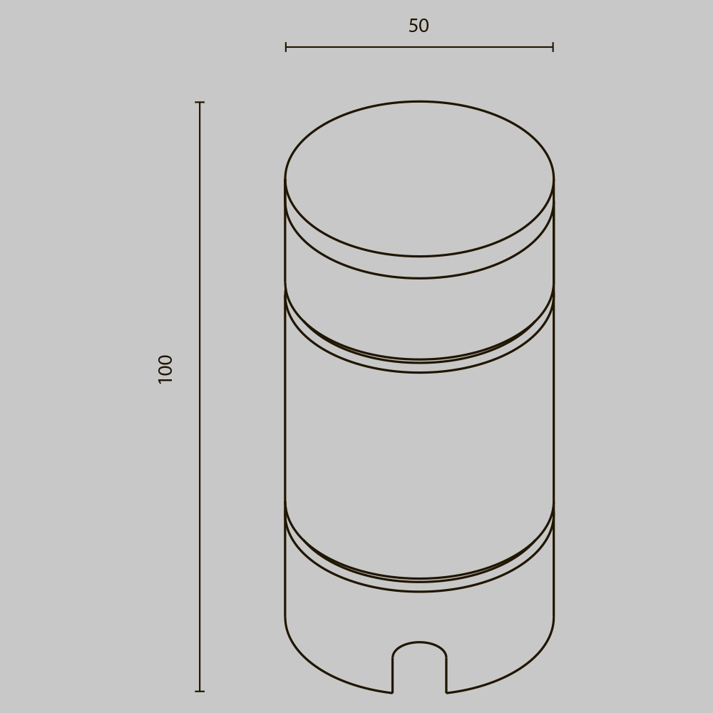 Ландшафтный светильник Брилл / Brill 3000К 2Вт 24В IP 67