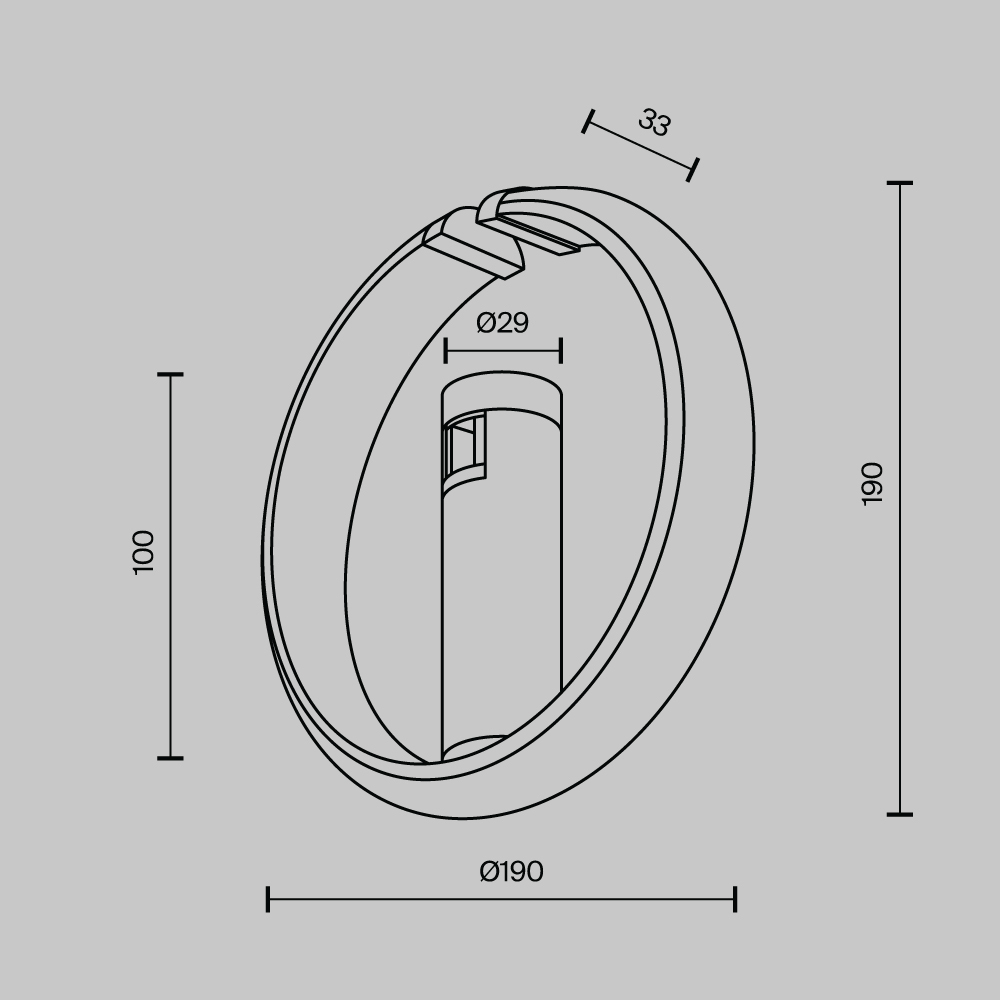 Трековый светильник Зеро / Zero Flarity 3000K 10Вт 180°