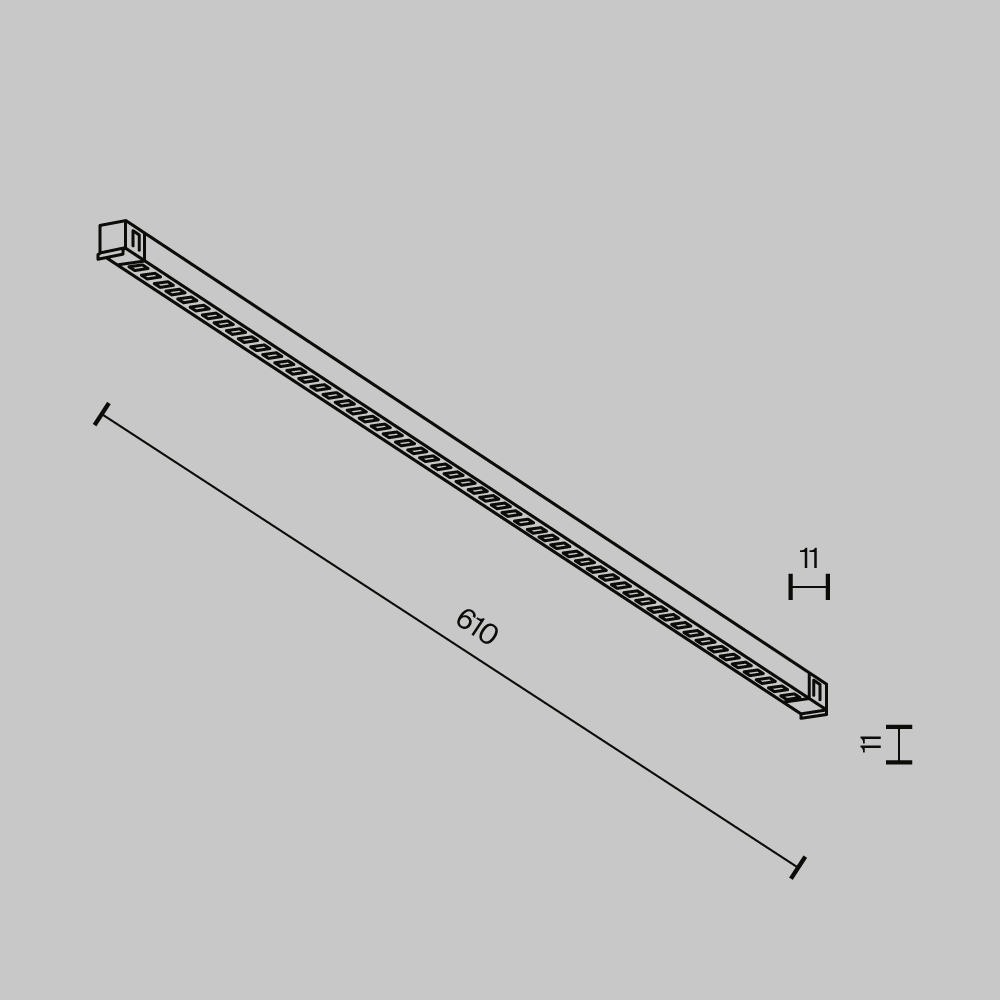 Трековый светильник Точки / Points Exility X 3000K 12Вт 40°