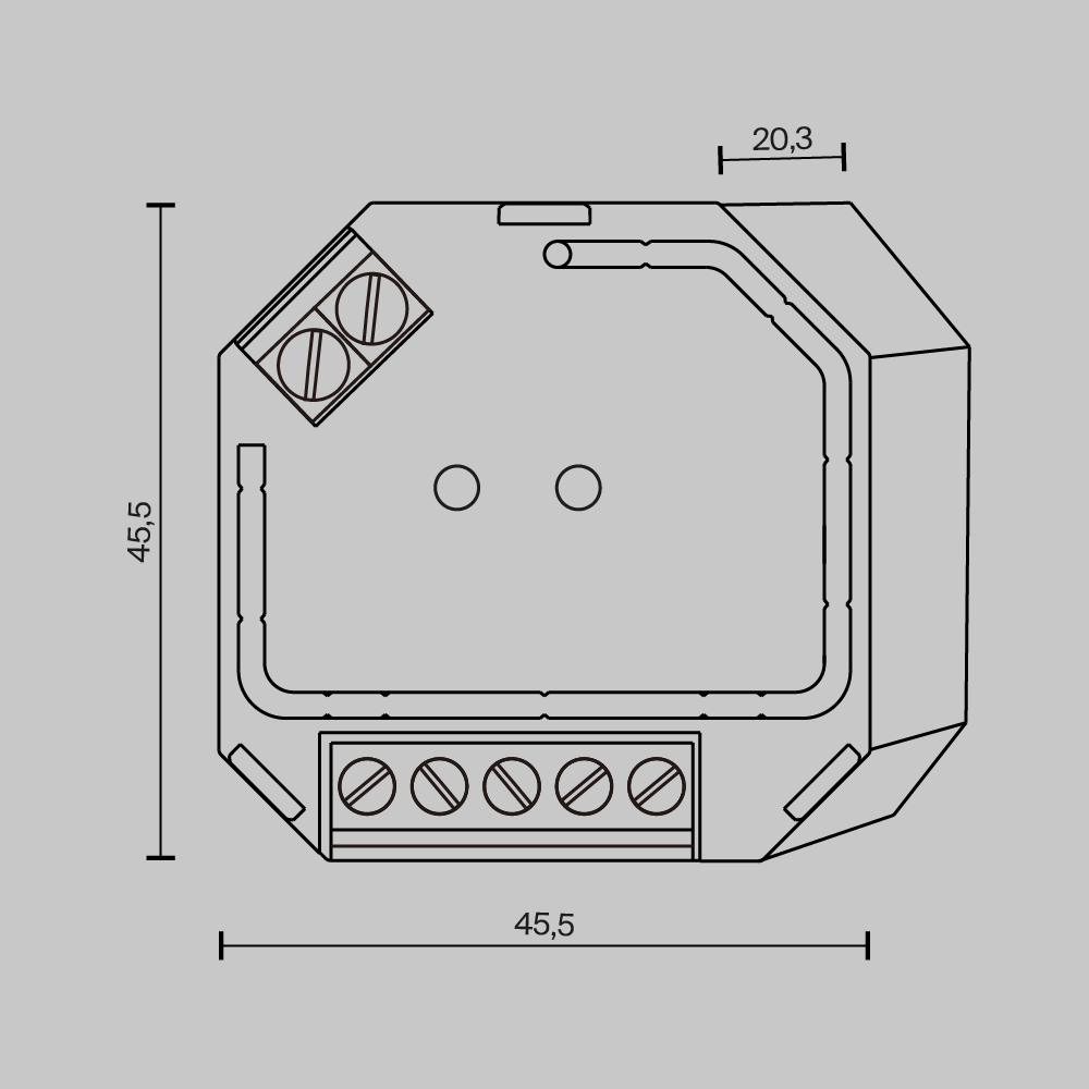 Диммер DALI DT6 TRIAC 230В 400Вт