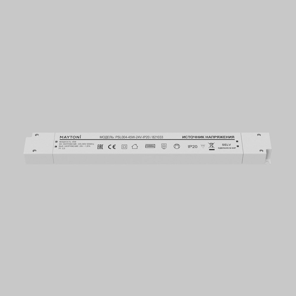Источник напряжения PSL004 24В 45Вт IP20 821033