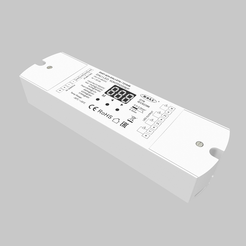Контроллер DALI DT6 4 канала 12-48В 576Вт