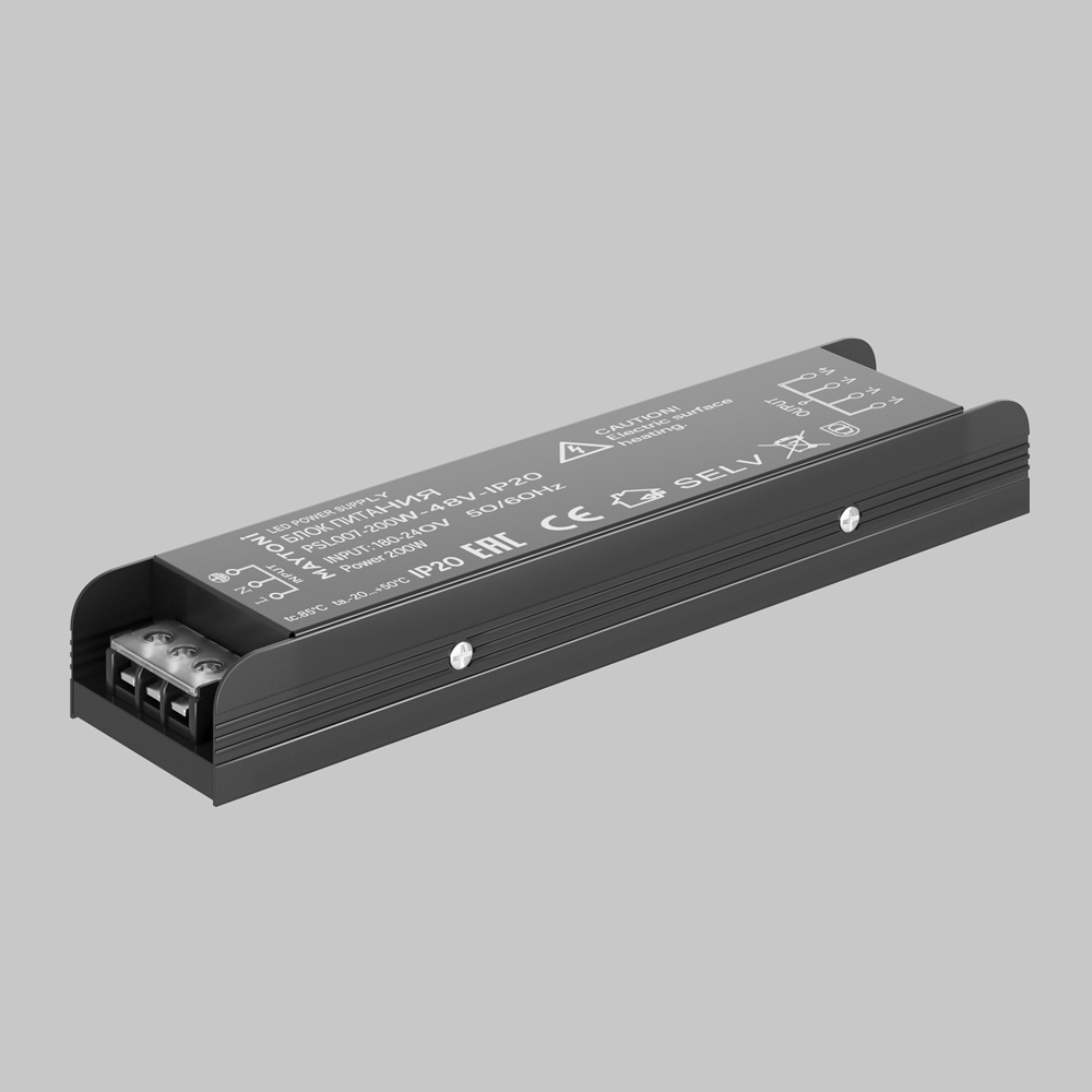 Источник напряжения 48В 200Вт IP20 PSL007