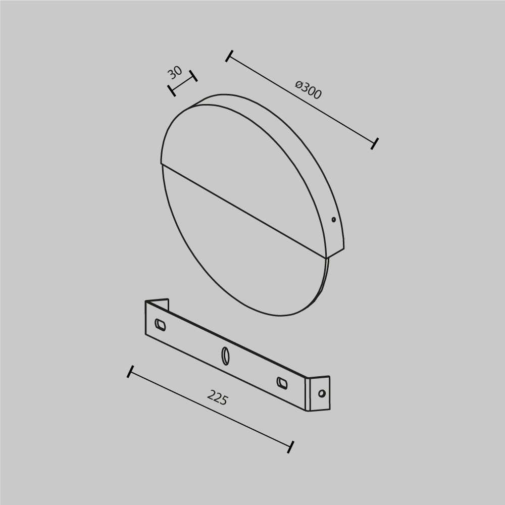 Настенный светильник (бра) Юпитер / Jupiter 3000К 6Вт