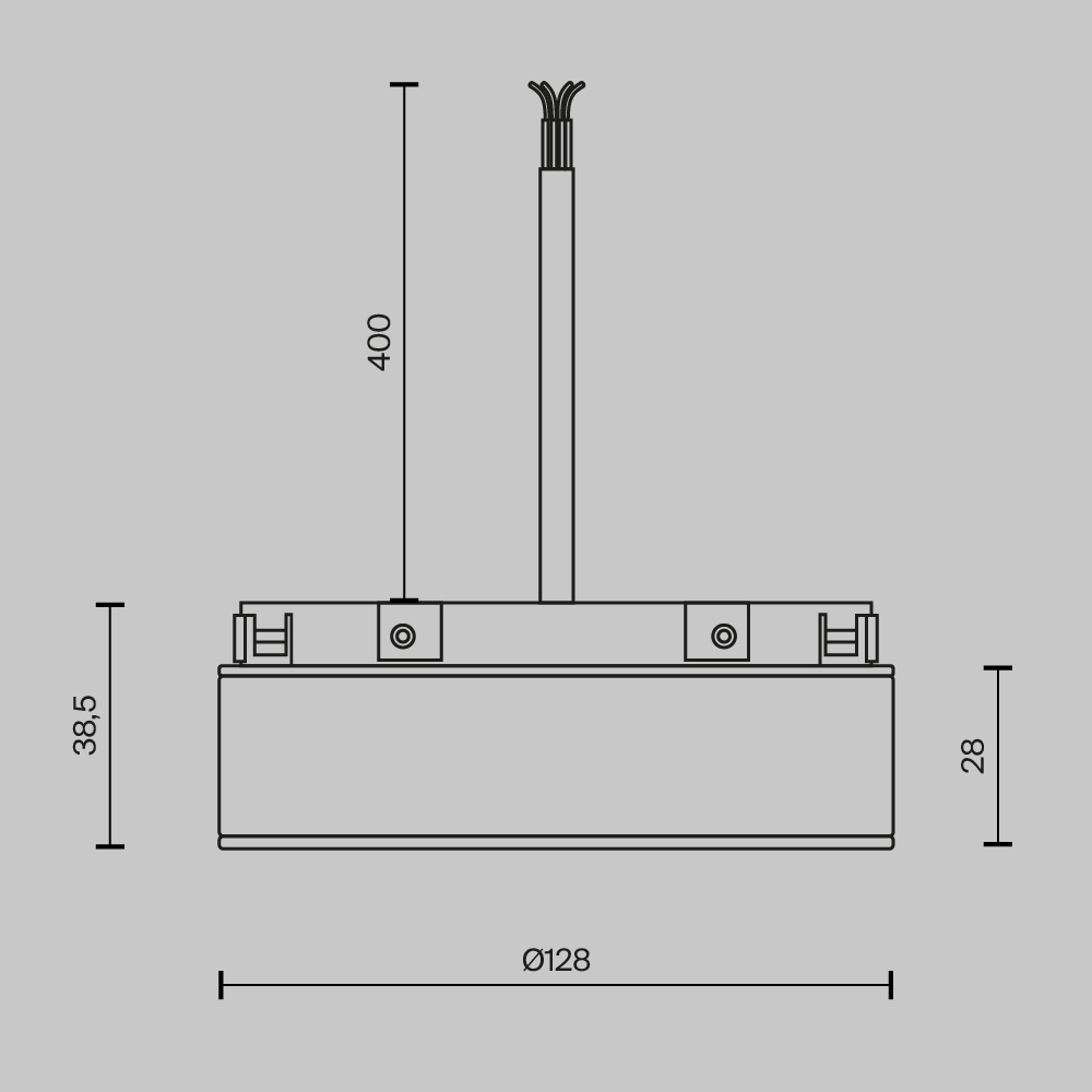 Источник напряжения встраиваемый Basity 48V, 200Вт, черный, Dali