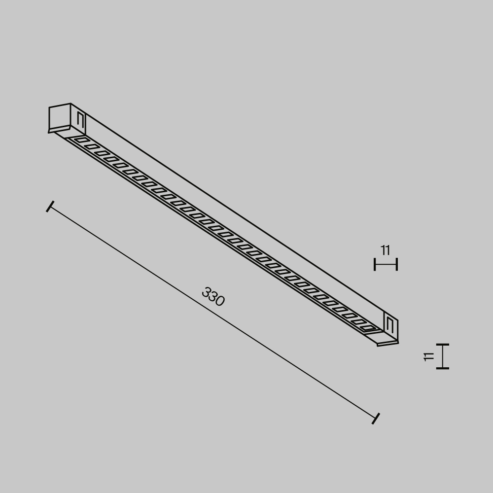 Трековый светильник Точки / Points Exility X 3000K 6Вт 40°