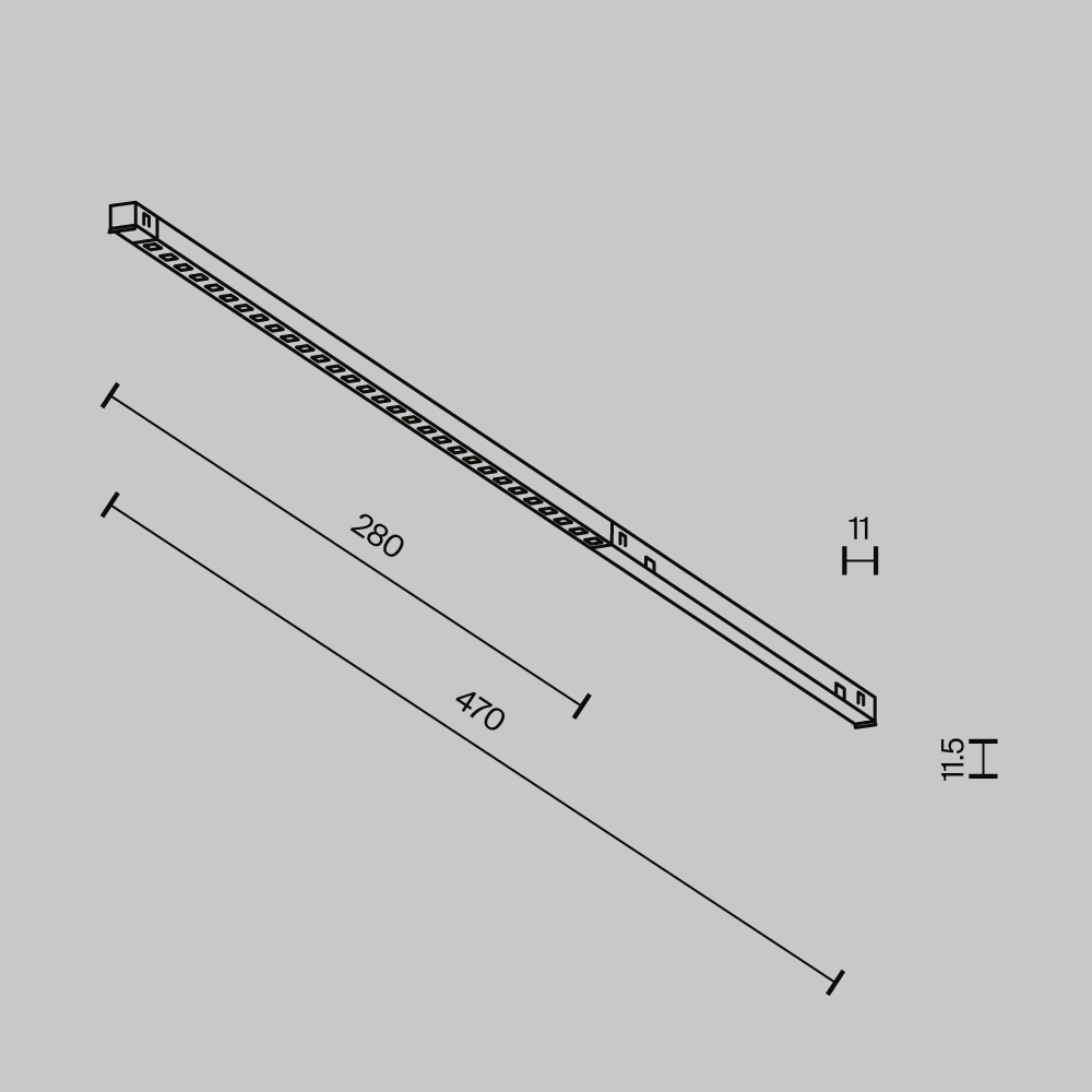 Трековый светильник Точки / Points Exility X 2700-6000K 6Вт 40° Dim Dali2