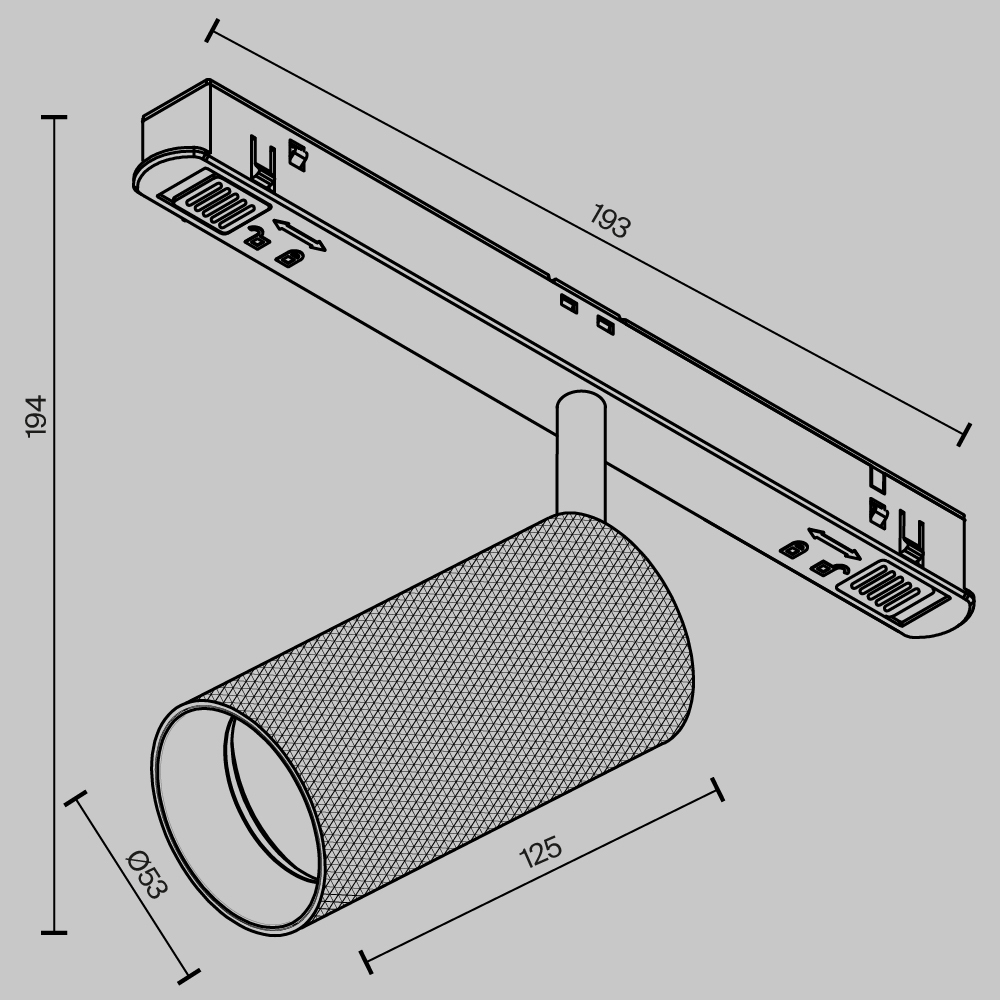 Трековый светильник Artisan Exility 4000K 12Вт 36° | TR097-2-12W4K-M-BMG  купить в Москве, СПб – и других городах России