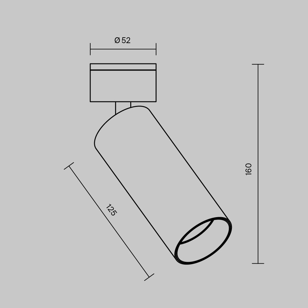 Потолочный светильник Фокус / FOCUS LED 12 Вт 3000 К 50°
