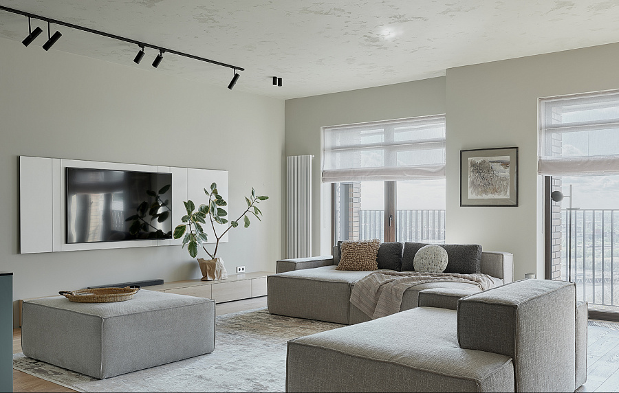 Аква-релакс: проект квартиры Kwite Bureau в Нижнем Новгороде