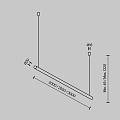 Подвес для опорного стержня Parity черный, 1 шт в упаковке