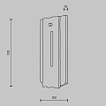 Настенный светильник (бра) Вентана / Ventana 3000К 15Вт