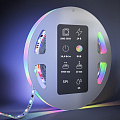 Светодиодная лента 24В 5050 14,4Вт/м 5м IP 65 Адресная (SPI) Цветная (RGB) 201247