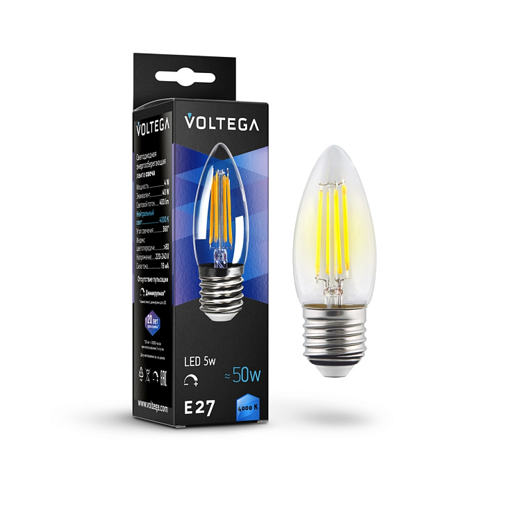 Лампочка Candle dim 5W