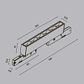 Трековый светильник Точки / Points Levity 2700К 5Вт 30°
