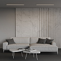 Линейный светильник накладной 3000K 35x35 20 Вт (Серебро, 1 м) LL311003
