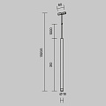 Трековый светильник Скольжение / Skim Levity 3000К 3Вт 36°