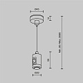 Подвес тросовый Hang одинарный Flarity черный