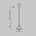 Подвесной светильник Тон / Tone E27х1