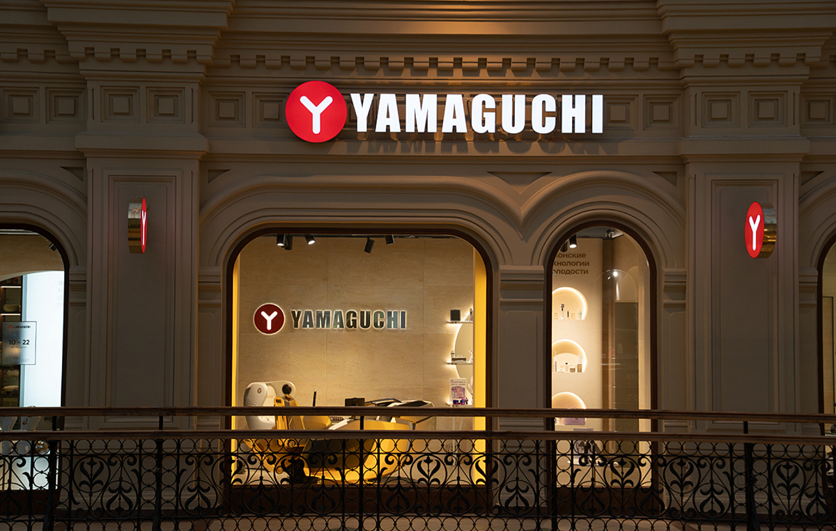 Дизайн-проект бутика Yamaguchi в ТЦ ГУМ