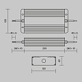 Источник напряжения 48В 400Вт IP67 PSL008