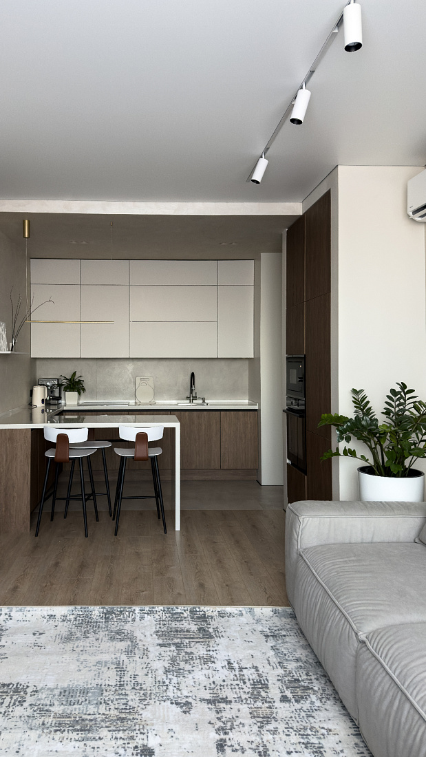 Квартира 70 м² в ЖК «Береговой»