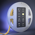 Светодиодная лента Ультра 24В COB 8Вт/м 3000К 5м IP 67 201301