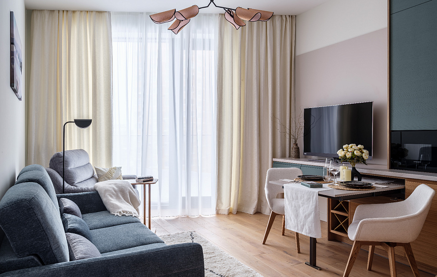 Евро-2 с гардеробной-постирочной: тихая роскошь в центре Москвы