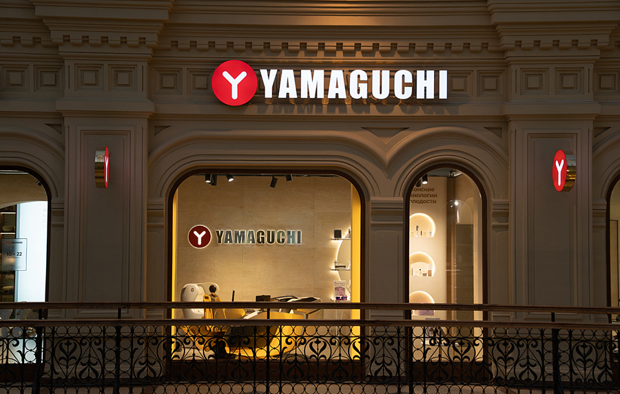 Дизайн-проект бутика Yamaguchi в ТЦ ГУМ