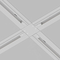 Коннектор Х-образный Unity встраиваемый белый