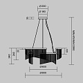 Подвесной светильник Эстетика / Estetica 2700-4000К 38Вт