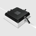 Встраиваемый светильник Окно / Okno 24 Вт 3000 К 100° IP 44