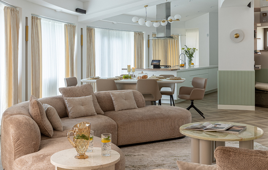 Дом в форме морской раковины: гармония дизайна и природы