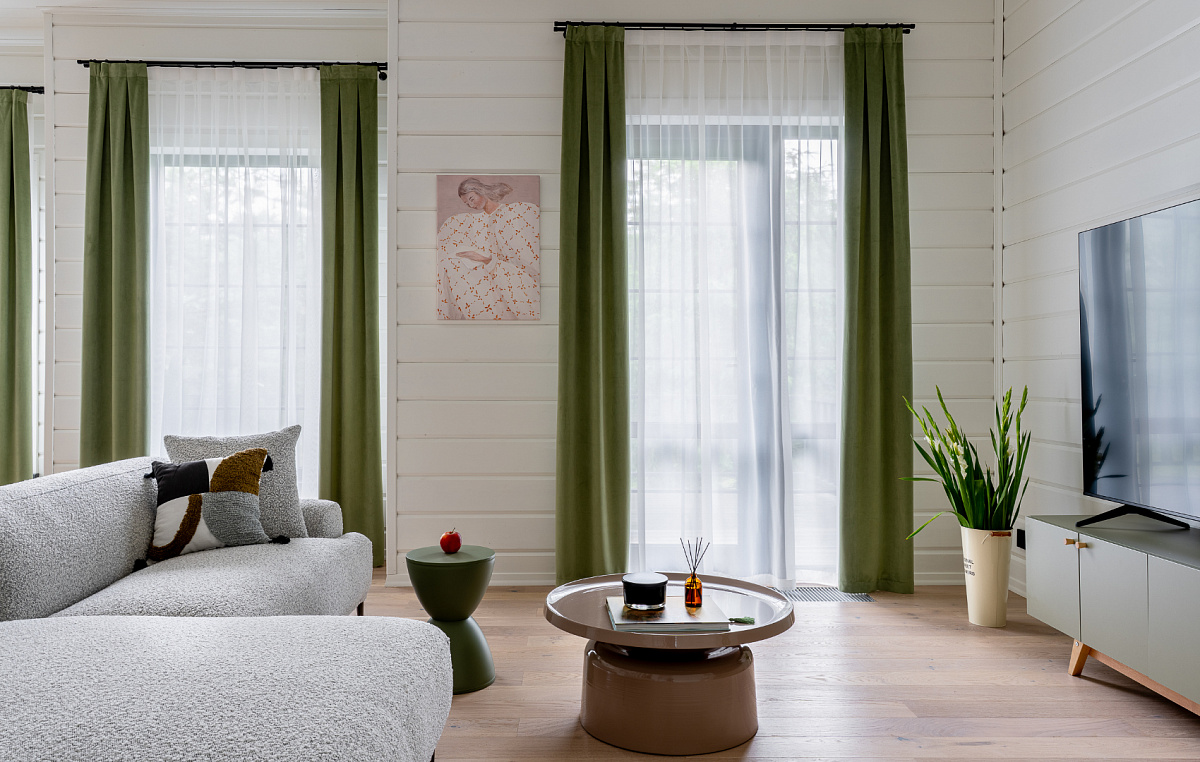 Скандинавское спокойствие: свет, дерево и природа в одном доме